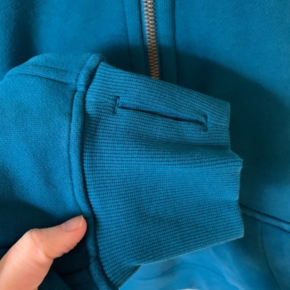 lululemon Scuba Oversized Half-Zip Hoodie in Capri Teal Blue Size XS/S New NWT - Picture 7 of 16